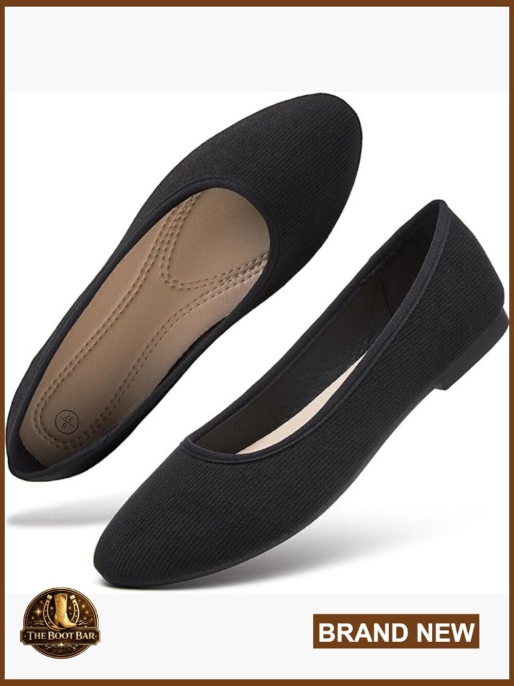 Women's Suede Ballet Flats Slip On Dress Shoes Round Toe Memory Foam Loafers